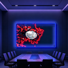 IDEASHOW-Platinum Rugby Led Neon Sign Light Neon Print UV-Border Lighting Effects