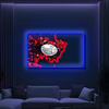 IDEASHOW-Platinum Rugby Led Neon Sign Light Neon Print UV-Border Lighting Effects