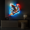 IDEASHOW-Rocket Hawk Led Neon Sign Light Neon Print UV-Border Lighting Effects