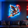 IDEASHOW-Rocket Hawk Led Neon Sign Light Neon Print UV-Border Lighting Effects