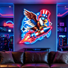 IDEASHOW-Rocket Hawk Led Neon Sign Light Neon Print UV-Border Lighting Effects