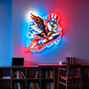 IDEASHOW-Rocket Hawk Led Neon Sign Light Neon Print UV-Border Lighting Effects