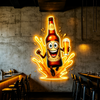 IDEASHOW-The Beer Man Led Neon Sign Light Neon Print UV-Border Lighting Effects