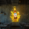 IDEASHOW-The Beer Man Led Neon Sign Light Neon Print UV-Border Lighting Effects