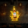 IDEASHOW-The Beer Man Led Neon Sign Light Neon Print UV-Border Lighting Effects