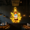 IDEASHOW-The Beer Man Led Neon Sign Light Neon Print UV-Border Lighting Effects