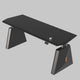 Standing Gaming Desk with RGB Lighting Home Office Table Dural motor