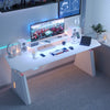 Standing Gaming Desk with RGB Lighting Home Office Table Dural motor