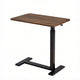 Overbed Table with Wheels Pneumatic Height Adjustable Tilting Desktop Mobile Standing Desk Rolling Laptop Desk for Bed Sofa or Hospital Use