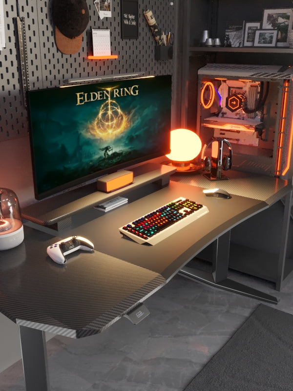 Gaming Table Wholesale Computer PC Modern Style Black White Office Desks Tables Game