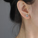Aureline-Jewelry Bezel Trillion Cut Solitaire Lab-Grown Diamond Studs (1.31 Ct. Tw.)