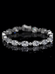 Aureline-Jewelry Each 0.5-carat 0.3-carat Oval and Round Lab Grown Diamond Tennis Bracelet