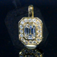Aureline-Jewelry Emerald-Cut Lab Grown Diamond Pendant