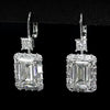Aureline-Jewelry Emerald-Cut Lab Grown Diamond Drops Earrings