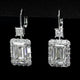 Aureline-Jewelry Emerald-Cut Lab Grown Diamond Drops Earrings