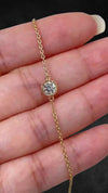 Aureline-Jewelry 0.5ct Lab-Grown Diamond Bracelet 18K Yellow Gold