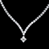 Aureline-Jewelry Gala Diamond Necklace - 18K White Gold With Lab Grown Diamonds