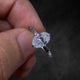 Aureline-Jewelry 1 CT Lab Grown Diamond Oval Shape Solitaire Engagement Ring