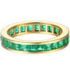 Aureline-Jewelry NOZBO Emerald-Cut Ring Band in 18K Yellow Gold