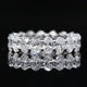 Aureline-Jewelry 4.75 CTW each Oval Cut Lab Grown Diamond Wedding Full Eternity Band