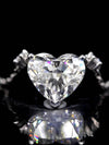 Aureline-Jewelry 6 Carat Heart-Shaped Lab-Grown Diamond Necklace