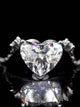 Aureline-Jewelry 6 Carat Heart-Shaped Lab-Grown Diamond Necklace