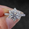 Aureline-Jewelry 1 Carat Lab-Grown Diamond Snowflake Ring