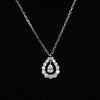 Aureline-Jewelry 0.38ct Pear Lab-Grown Diamond Teardrop Necklace 18K gold