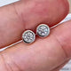 Aureline-Jewelry Bezel Round Cut Lab Diamond Earring Studs 925 Silver (0.4 Ct. Tw.)