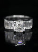 Aureline-Jewelry 2 Carat Asscher Cut Lab Diamond Ring