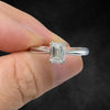Aureline-Jewelry 1.13 CT Emerald Cut Lab Diamond Solitaire Ring