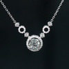 Aureline-Jewelry 1 Carat Round Lab Grown Diamond Necklace