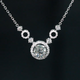 Aureline-Jewelry 1 Carat Round Lab Grown Diamond Necklace