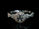 Aureline-Jewelry Lab-Grown Diamond Ring Crossed Band 18K Gold