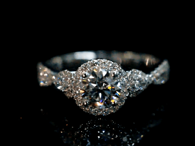 Aureline-Jewelry Lab-Grown Diamond Ring Crossed Band 18K Gold