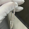 Aureline-Jewelry Each 0.05-carat Round Lab Grown Diamond Tennis Bracelet