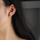 Aureline-Jewelry Oval Lab Grown Diamond Studs 6 Prong Earrings (4.13 Ct. Tw.)