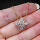Aureline-Jewelry 1.7ct Lab-Grown Diamond Pendant Necklace in 18K Gold – Marquise & Round Cut