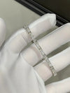 Aureline-Jewelry Each 0.4-carat 0.18-carat Emerald-cut and Round Lab Grown Diamond Tennis Bracelet