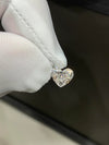 Aureline-Jewelry 1 Carat Heart Shape Drilled Lab Grown Diamond Pendant
