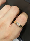 Aureline-Jewelry Marquise Cut Lab Diamond Ring Yellow Gold