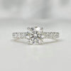 Aureline-Jewelry Pave Round Lab Diamond Engagement Ring