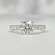 Aureline-Jewelry Pave Round Lab Diamond Engagement Ring