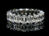Aureline-Jewelry 18-Stone Emerald-Cut Lab-Grown Diamond Eternity Band – 9Ct. Tw.