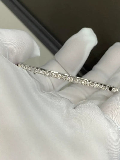 Aureline-Jewelry Full Round Lab Grown Diamond Bangle