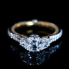 Aureline-Jewelry Vintage 1.5 Carat Asscher Cut Lab Grown Diamond Ring