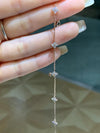 Aureline-Jewelry 0.5CTW Lab-Grown Diamonds Floral Bracelet 18k Rose Gold