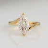 Aureline-Jewelry 1.9 Carat Marquise Lab Diamond Ring 18K Gold