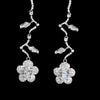 Aureline-Jewelry Petal Lab Diamond Drop Earrings 14K 18K White Gold