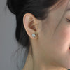 Aureline-Jewelry Blossom Lab-Grown Diamond Studs Earrings (1.50 Ct. Tw.)